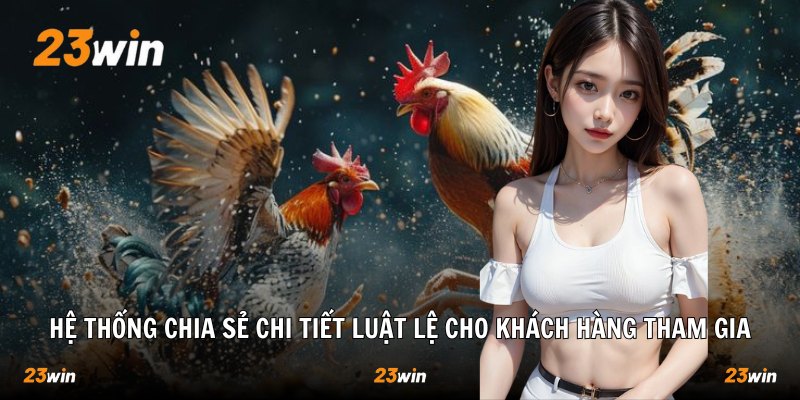Hệ thống chia sẻ chi tiết luật lệ cho khách hàng tham gia